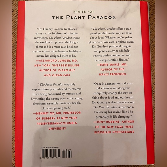 The Plant Paradox Cookbook by Steven Gundry - Picture 2 of 2